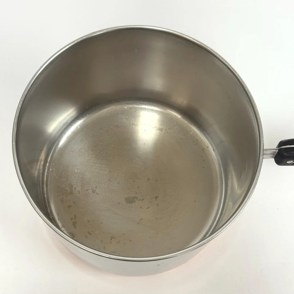 Vintage Revere Ware Copper Bottom 3 Quart Pot